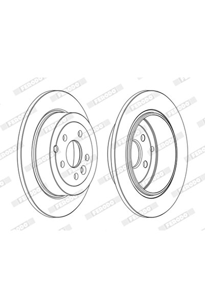 FERODO Disc Frana Land Rover Freelander 2