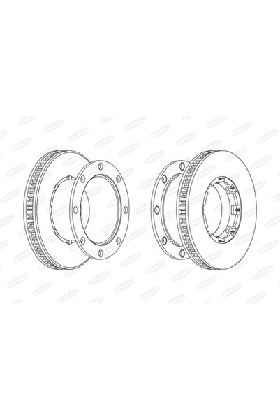 BERAL Disc Frana Renault Trucks D