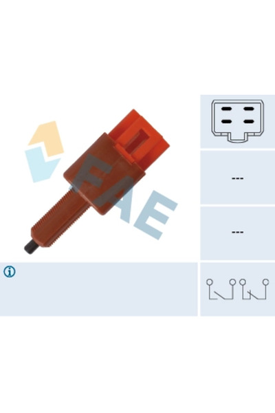 FAE Comutator Lumini Frana Nissan Juke/Note/Qashqai 1