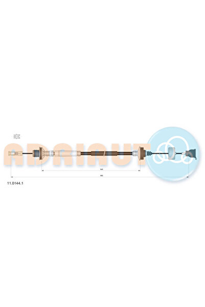Adriauto Cablu Ambreiaj Citroen Evasion Microbus/Jumpy 1 Fiat Scudo Bus/Scudo...