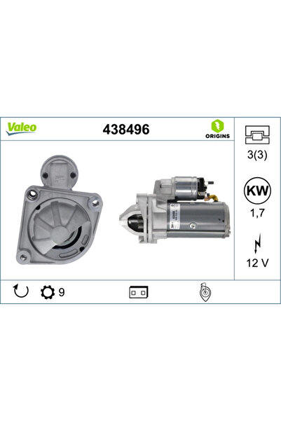 VALEO Starter Fiat Ducato Bus/Ducato Caroserie/Ducato Platou / Sasiu Iveco Da...