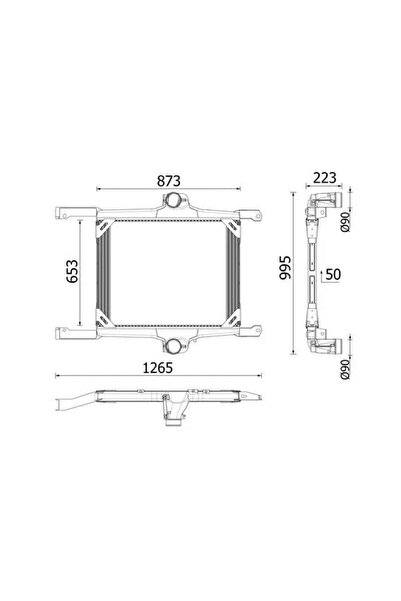 MAHLE Intercooler Compresor Iveco 10-Way/S-Way/Stralis 1