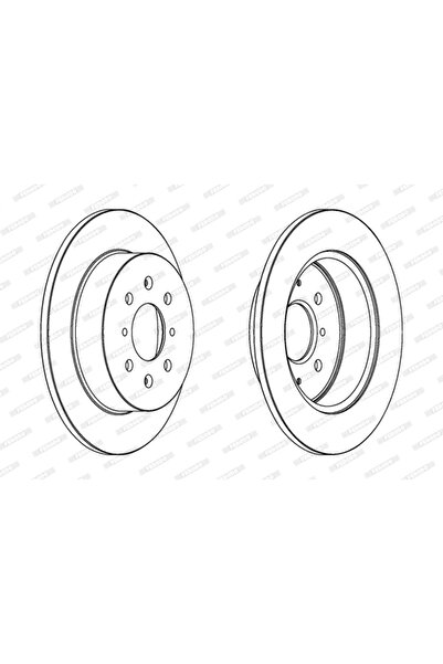 FERODO Disc Frana Honda Civic 6/Civic 7 Mg Express Caseta//Mg Zr/Mg Zs