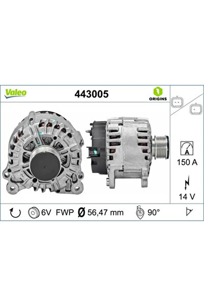 VALEO Generator / Alternator Dacia Dokker Autoutilitara/Limuzina Spatioasa/Do...