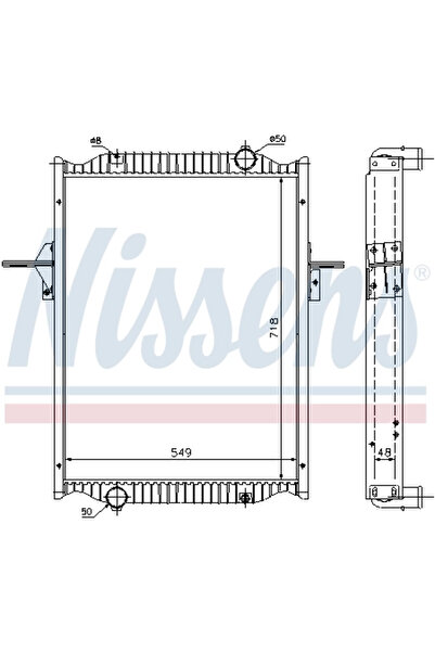Nissens Radiator Racire Motor Renault Trucks Midlum