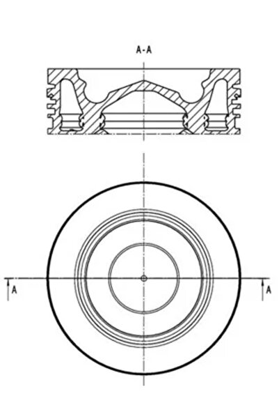 MAHLE Piston Dina Buller Scania G 1/G 2/K - Series