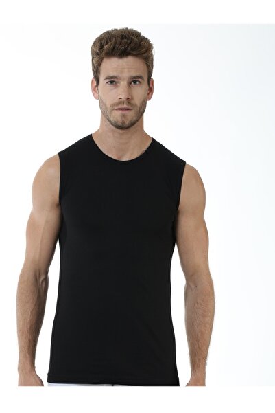 NightLove Öztaş Men's Single Jersey Sleeveless 0 Collar Single 1010-A