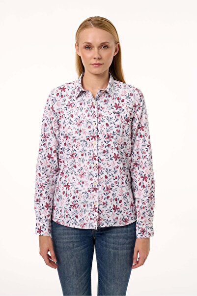 Galvanni Women's Shirt - Enar Bordeaux Multi