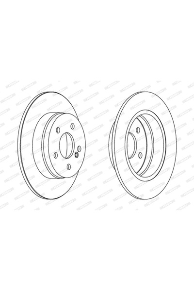 FERODO Disc Brake Mercedes-Benz C-Class