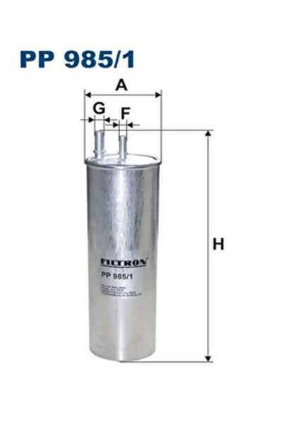 Filtron Filtru Combustibil Vw Multivan T5 (7hm, 7hn, 7hf, 7ef, 7em, 7en) 2003-2009 Diesel