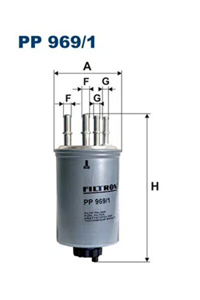 Filtron Fuel Filter Land Rover Discovery 3/Range Rover Sport 1