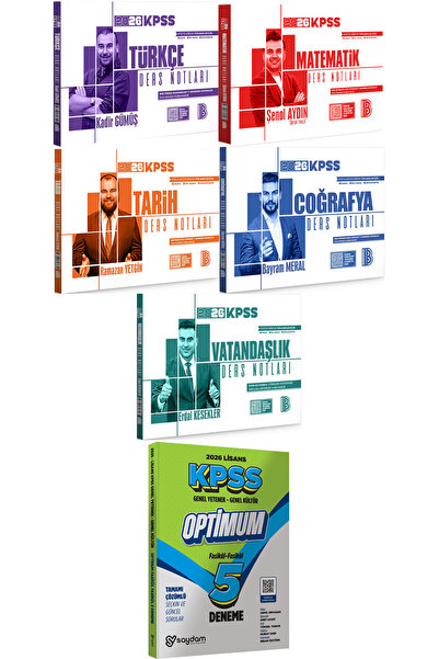 Benim Hocam Yayınları 2026 KPSS Türkçe Matematik Tarih Coğrafya Vatandaşlık D...