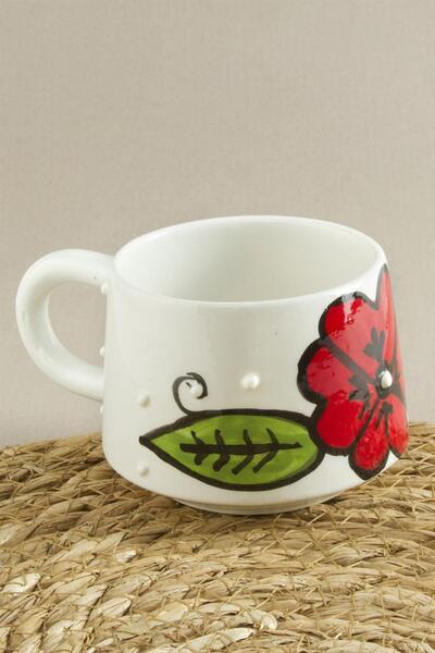 feryal Floral Patterned Ceramic Mug