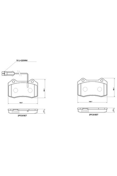 Brembo Set Placute Frana Frana Disc Maserati Ghibli 3/Quattroporte 6