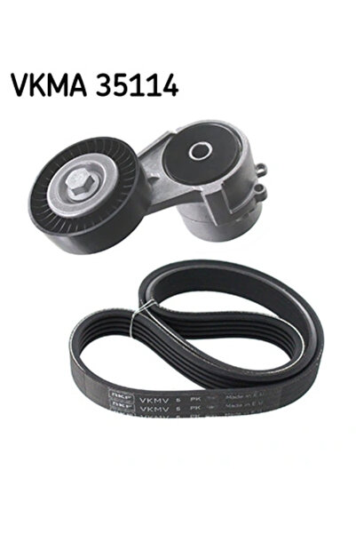 SKF V-ribbed belt set OPEL VECTRA C GTS 2002-2008 VKMA 35114