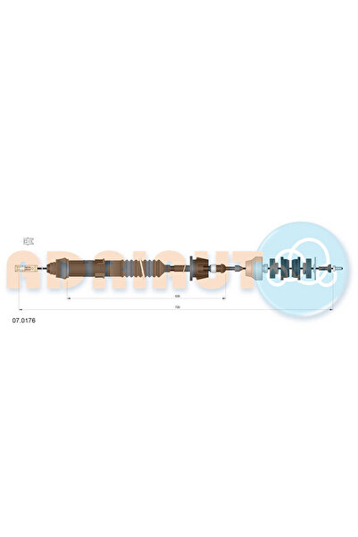 Adriauto Cablu Ambreiaj Citroen Xsara