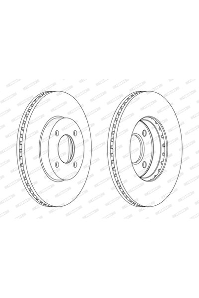 FERODO Disc Frana Bmw 1502-2002 Nissan Micra 4/Note