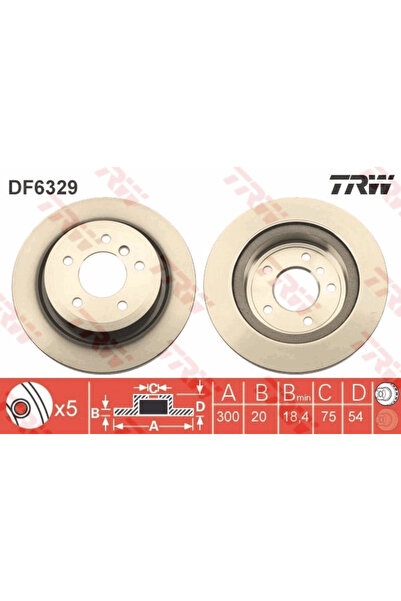 TRW Disc Frana Bmw Z4 Roadster