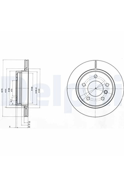 DELPHİ Disc Frana Bmw 3