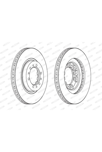 FERODO Disc Frana Changfeng Heijingang/Qibing Citroen Xantia