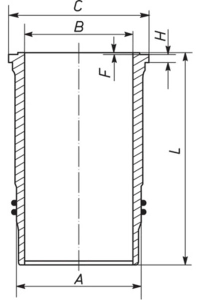 MAHLE Camasa Cilindru Mercedes-Benz Actros Neoplan Euroliner