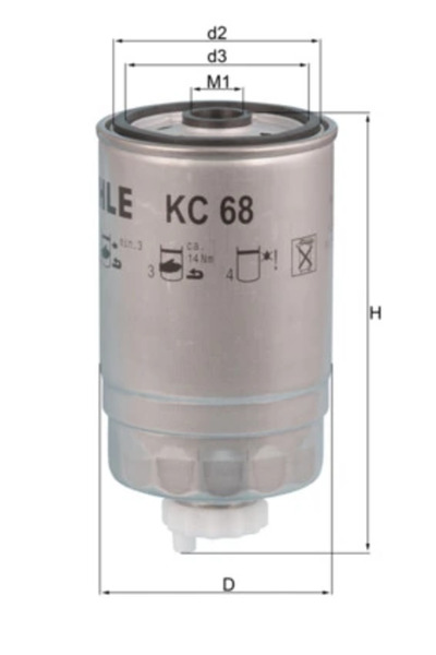 KNECHT Filtru Combustibil Iveco Zeta Opel Ascona B/Astra F/Corsa A