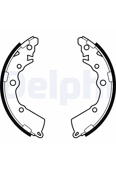 DELPHİ Комплект спирачни челюсти Hyundai I10 1 Kia Picanto 2/Picanto 3