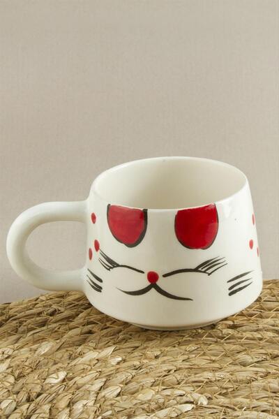 feryal Emoji Patterned Ceramic Mug