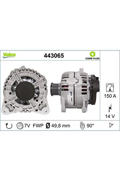 VALEO Generator / Alternator Renault Laguna 2/Megane 2/Megane 3