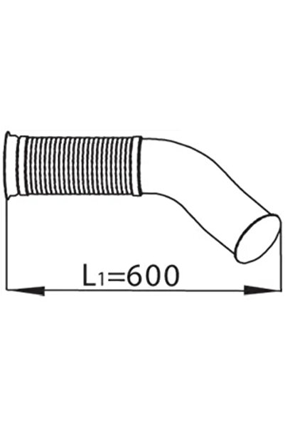 Dinex Racord Evacuare Fata Scania 4 - Series/R 1