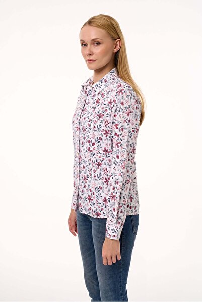 Galvanni Women's Shirt - Enar Bordeaux Multi