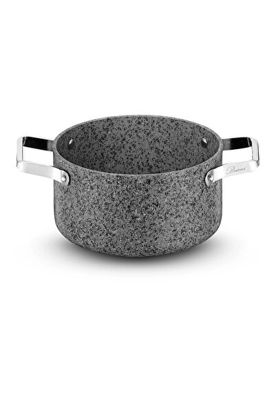 Brioni Stone-Age 28 cm Çizilmez Yanmaz Yapışmaz İndüksiyonlu Derin Tencere