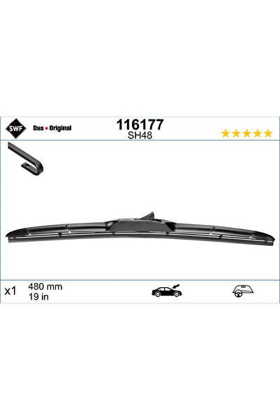 SWF Lamela Stergator Abarth 124 Spider Chevrolet Malibu 2012-2023