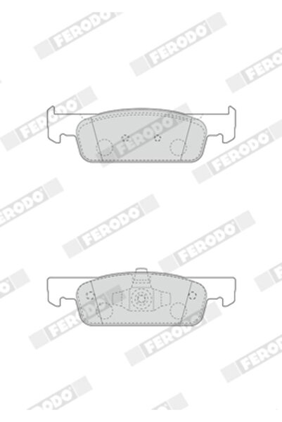 FERODO Set placute frana frana disc DACIA LOGAN MCV II 2013-2018 FDB4615 (Benzina)