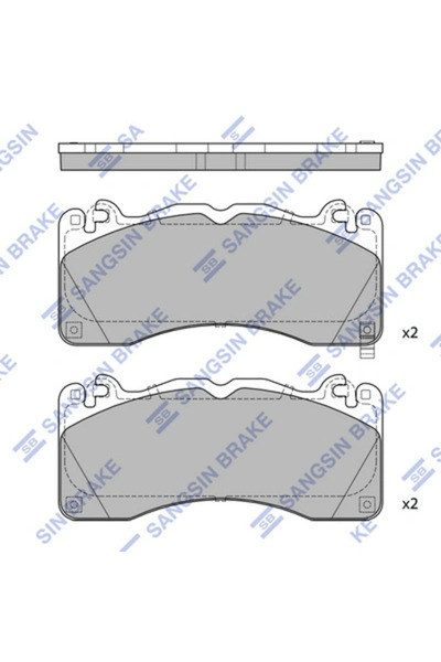 Hİ-Q Set Placute Frana Frana Disc Ford Usa Mustang