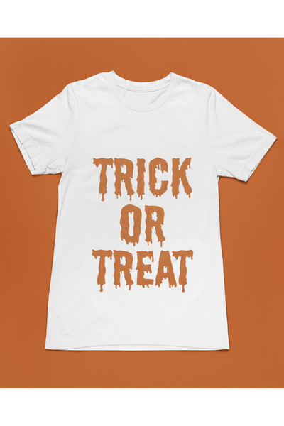 Bumeta تي شيرت تريك أور تريت برتقالي للجنسين