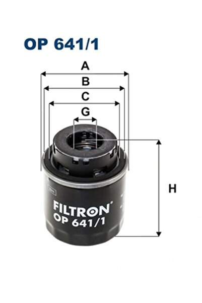 Filtron Filtru Ulei Audi A3 Byd G6/Surui