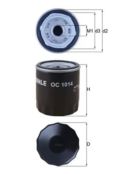 KNECHT Маслен филтър Форд Фиеста 7 Волво C30/S40 2/S60 2