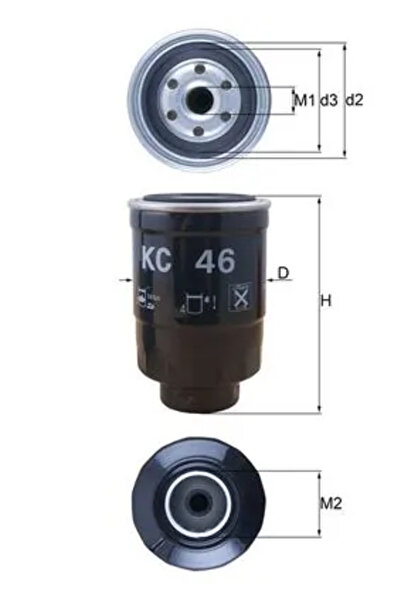 KNECHT Filtru Combustibil Daihatsu Rocky Hard Top/Rocky Soft Top/Wildcat/Rock...