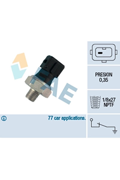 FAE Oil Pressure Sensor Honda Civic Vi Fastback (ma, Mb) 1997-2001 Diesel