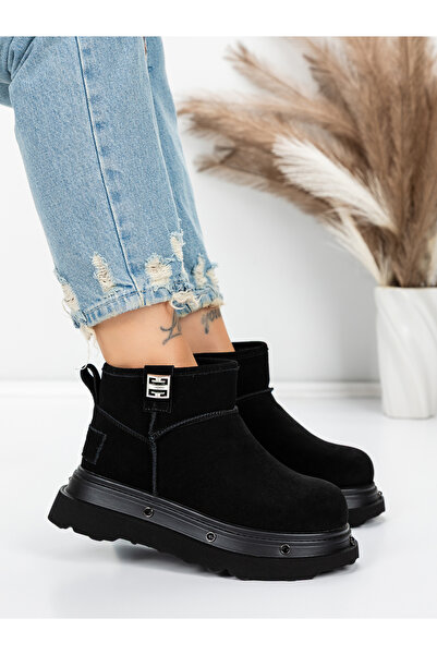 mei Γυναικείες Μπότες από Γνήσιο Δέρμα 58W28 Μαύρες | The Shoe