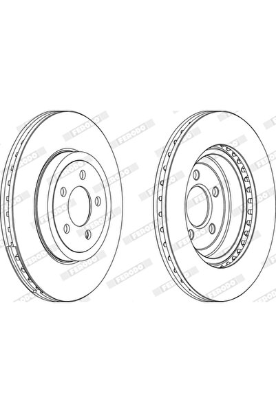 FERODO Disc Frana Chrysler 300C Lancia Thema