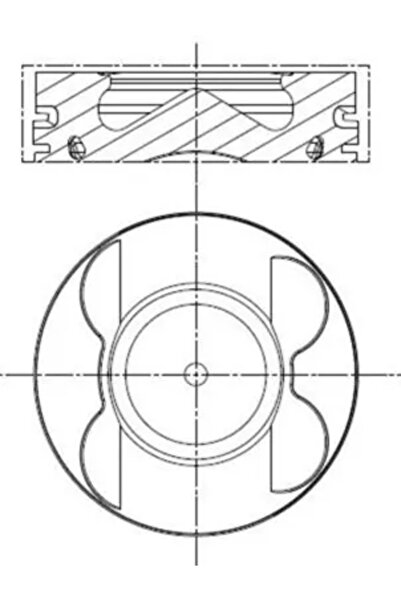 MAHLE Piston Pentru Cilindrii 4-6 Mercedes-Benz G-Class/Sprinter 3,5-T Bus/Sp...