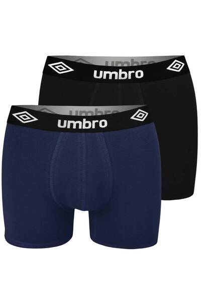 UMBRO Men's Cotton Boxers, Logo, Multicolor, set of 6 pieces.