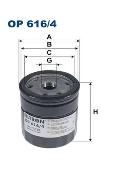 Filtron Filtru Ulei Audi A1 Seat Ibiza 4/Toledo 4