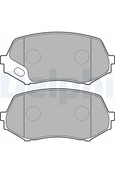 DELPHİ Brake Pad Set Disc Brake Mitsubishi Canter 7
