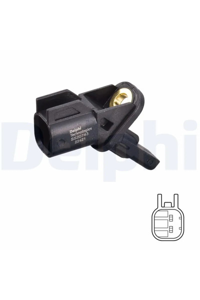 DELPHİ Wheel Speed ​​Sensor Ford C-Max 2/Focus 3/Grand C-Max
