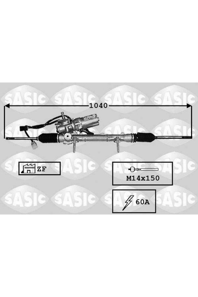 SASIC Caseta Directie Citroen C2/C3 1/C3 2