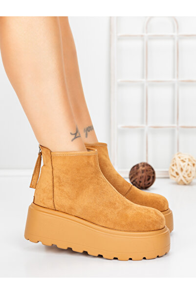 mei Ghete Dama cu Platforma 58WL19 Galben