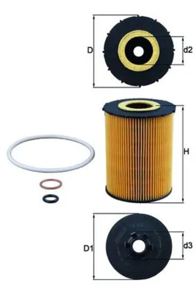 KNECHT Filtru Ulei Alpina B5 Bmw 5/6/7